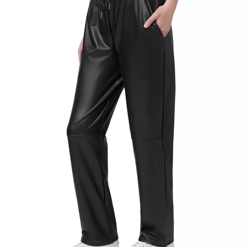 #1370 Hue Faux Leather Pants - Picture 2 of 8
